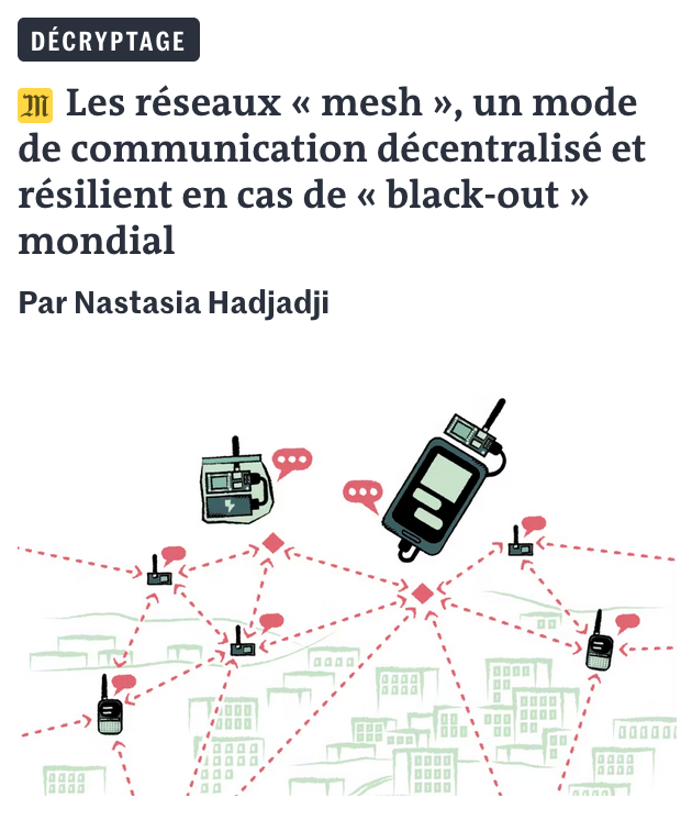 capture d’écran du fragment de page de garde du Monde qui montre la prévisualisation de l’article